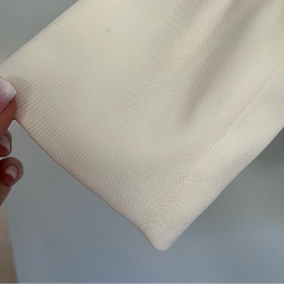 Laundry by Shelli Segal  Cream White Black Lace Blazer Jacket Size 16 NWT - Picture 6 of 16